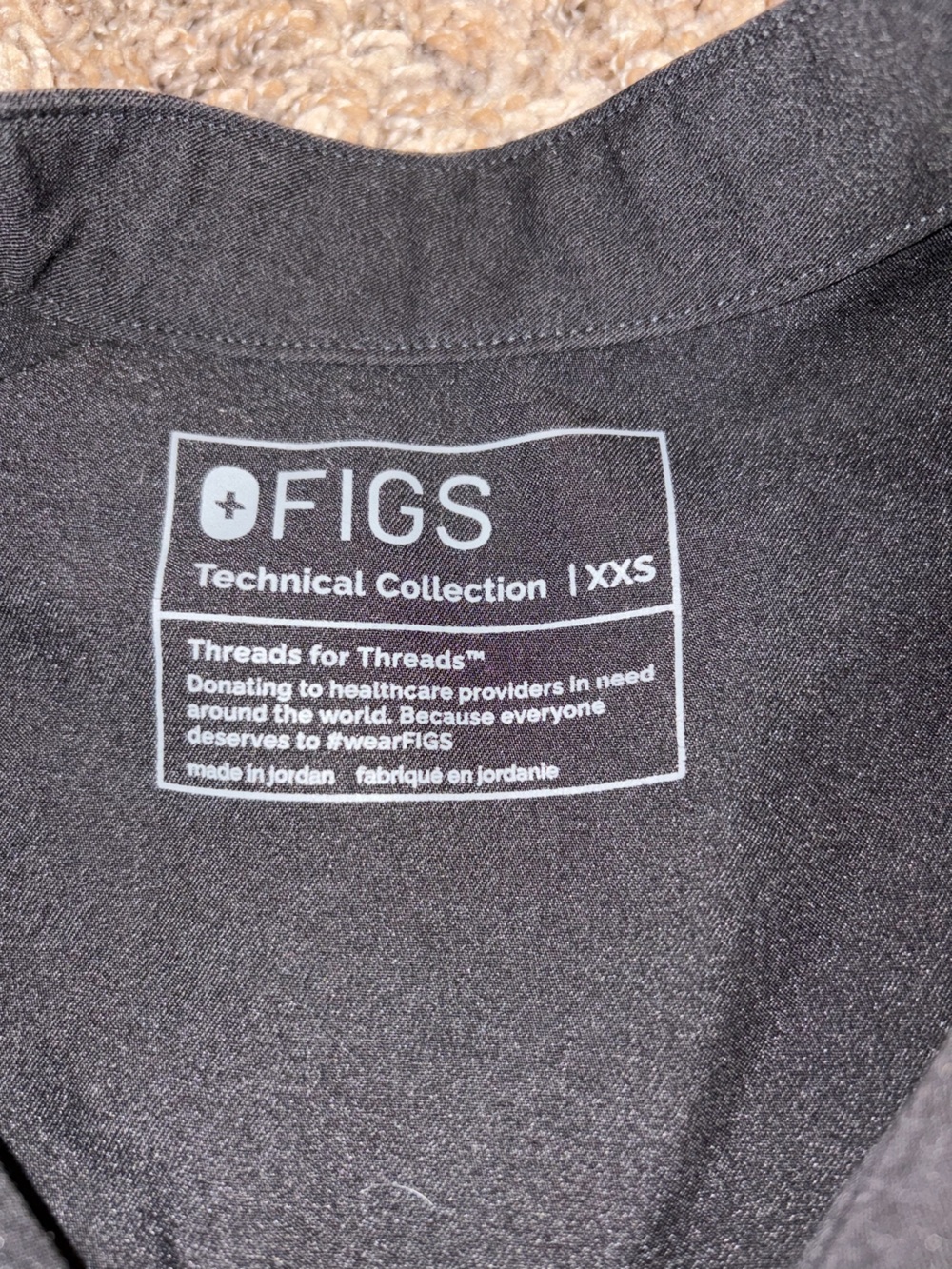 Figs Scrub Top - Picture 2 of 2